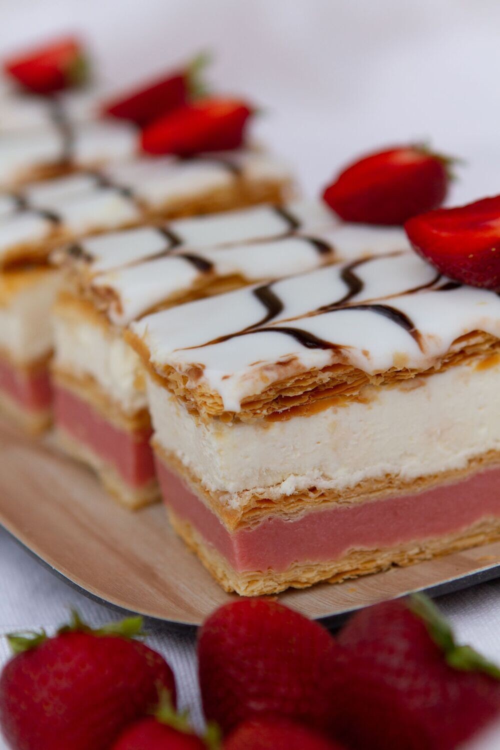 Mille-feuille aux fraises - 6 unités
