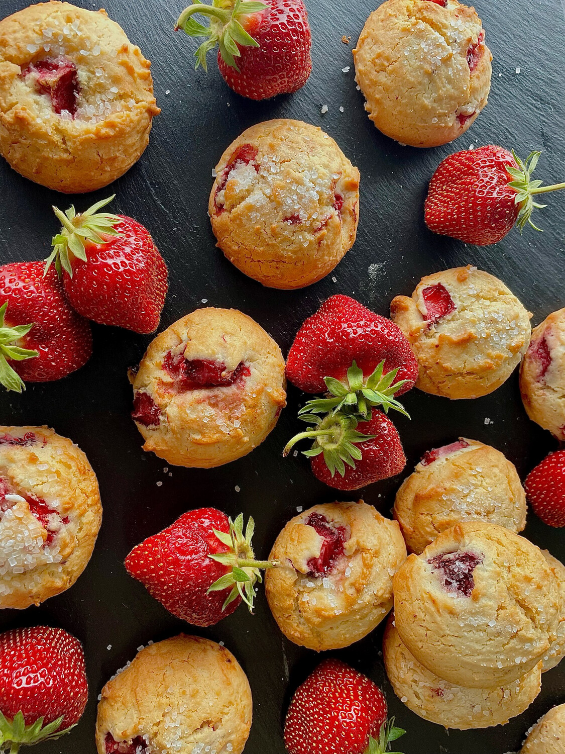 Biscuits aux fraises - 6 unités Biscuits aux fraises - 6 unités