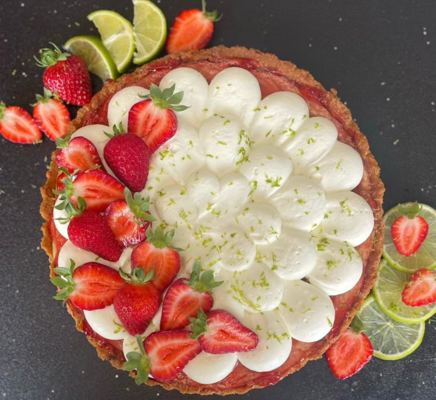 Tarte Fraises & lime