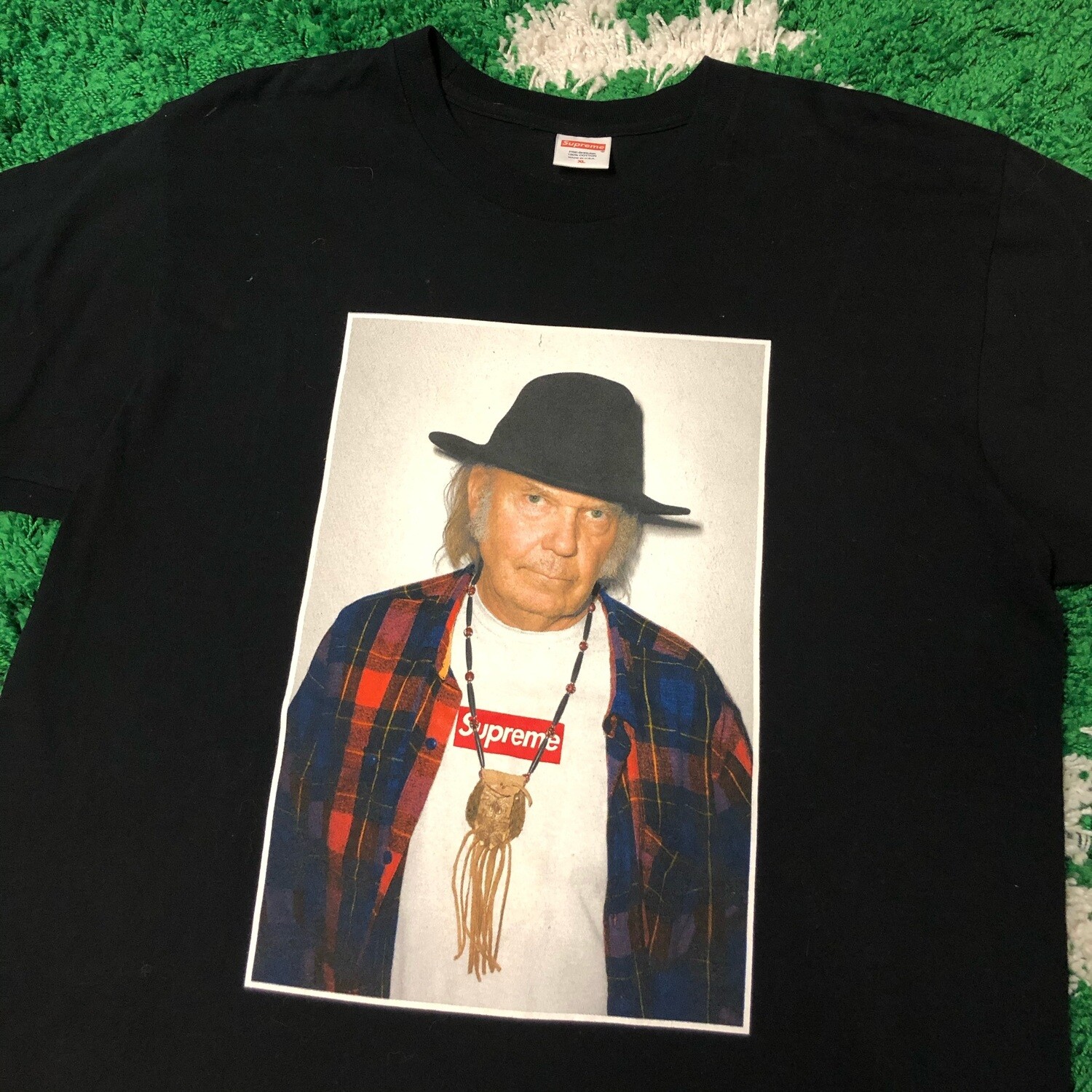 Neil Young Photo Tee Black Size XL