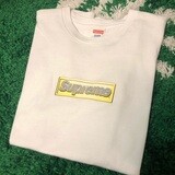 Supreme Bling Box Logo Shirt White Size Large