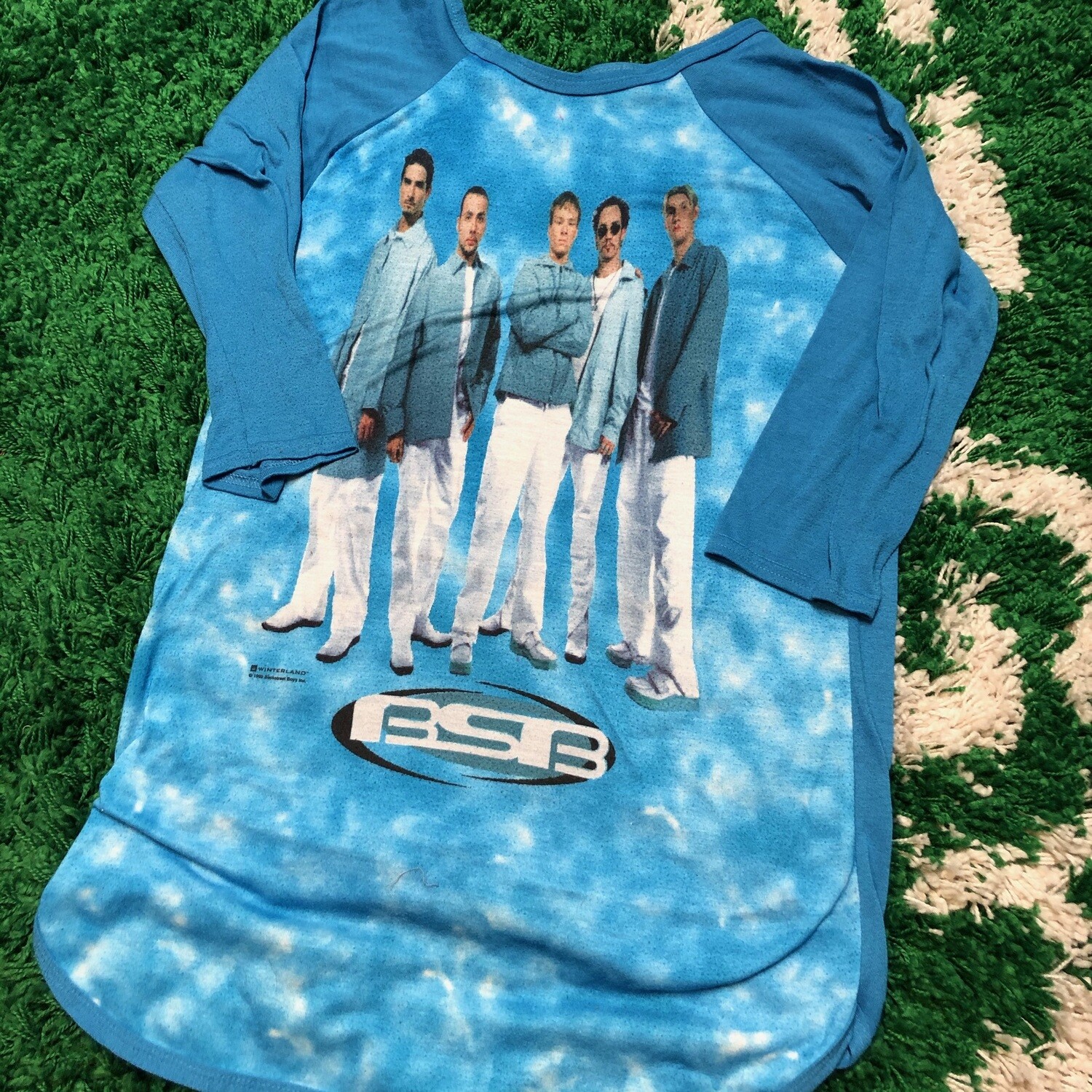 Backstreet Boys Long Sleeve Blue Womens Size Large