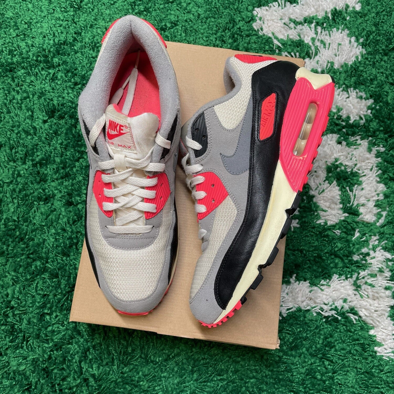 Nike Air Max 90 OG Vintage 'Infrared' 2013 Size 11.5