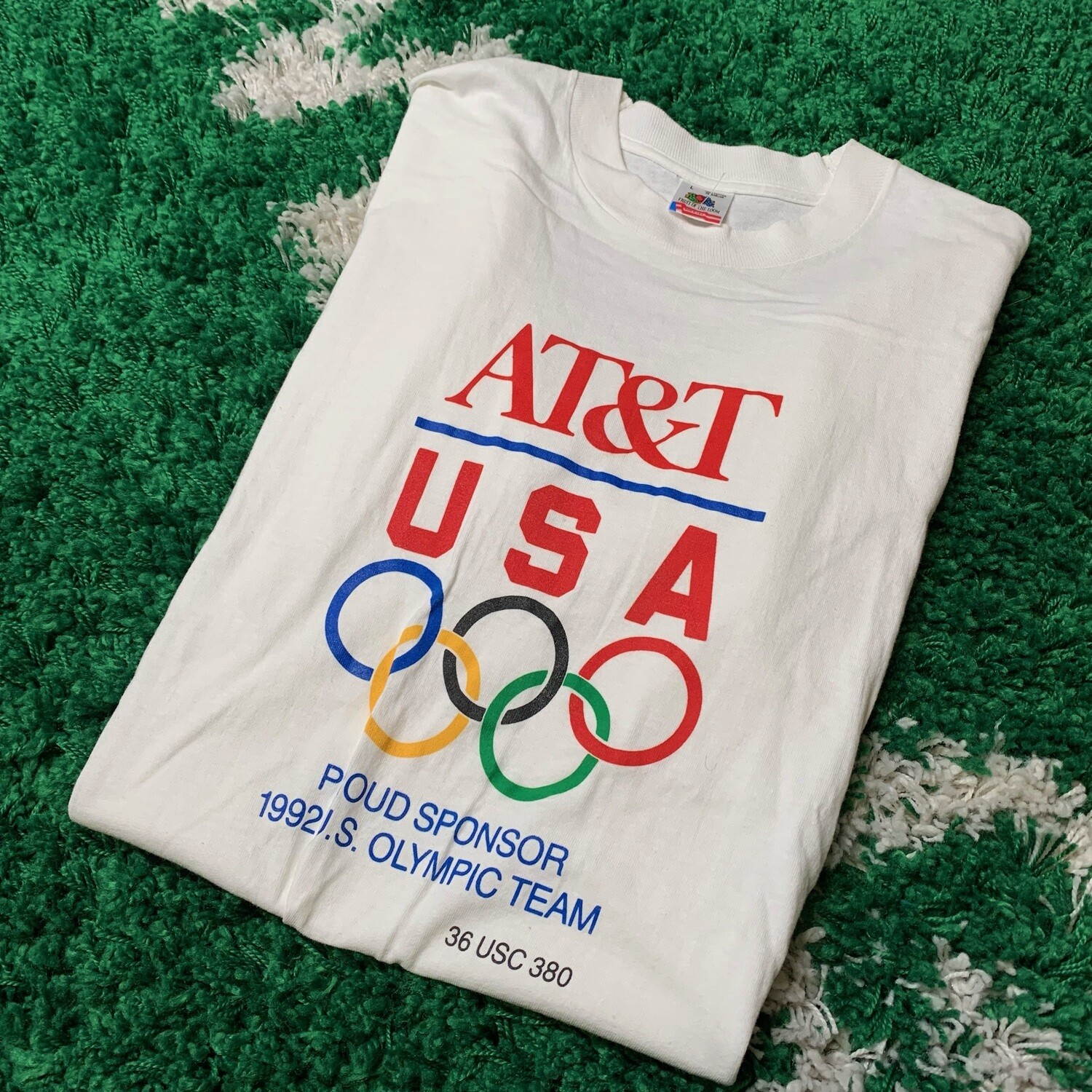 AT&T USA Proud Sponsor 1992 Olympic Team Size Medium