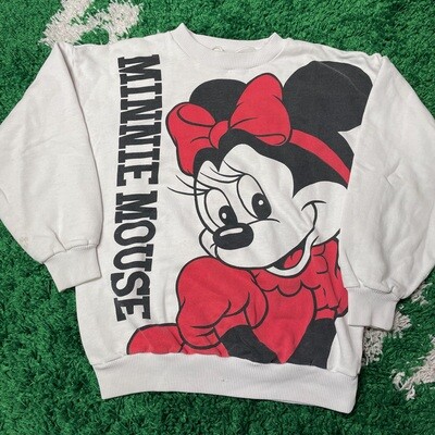 Minnie Mouse Double Sided Sweater Size Medium