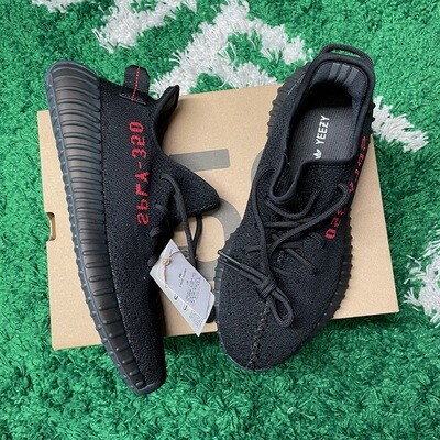 adidas Yeezy Boost 350 V2 Black Red (2017/2020) Size 8.5