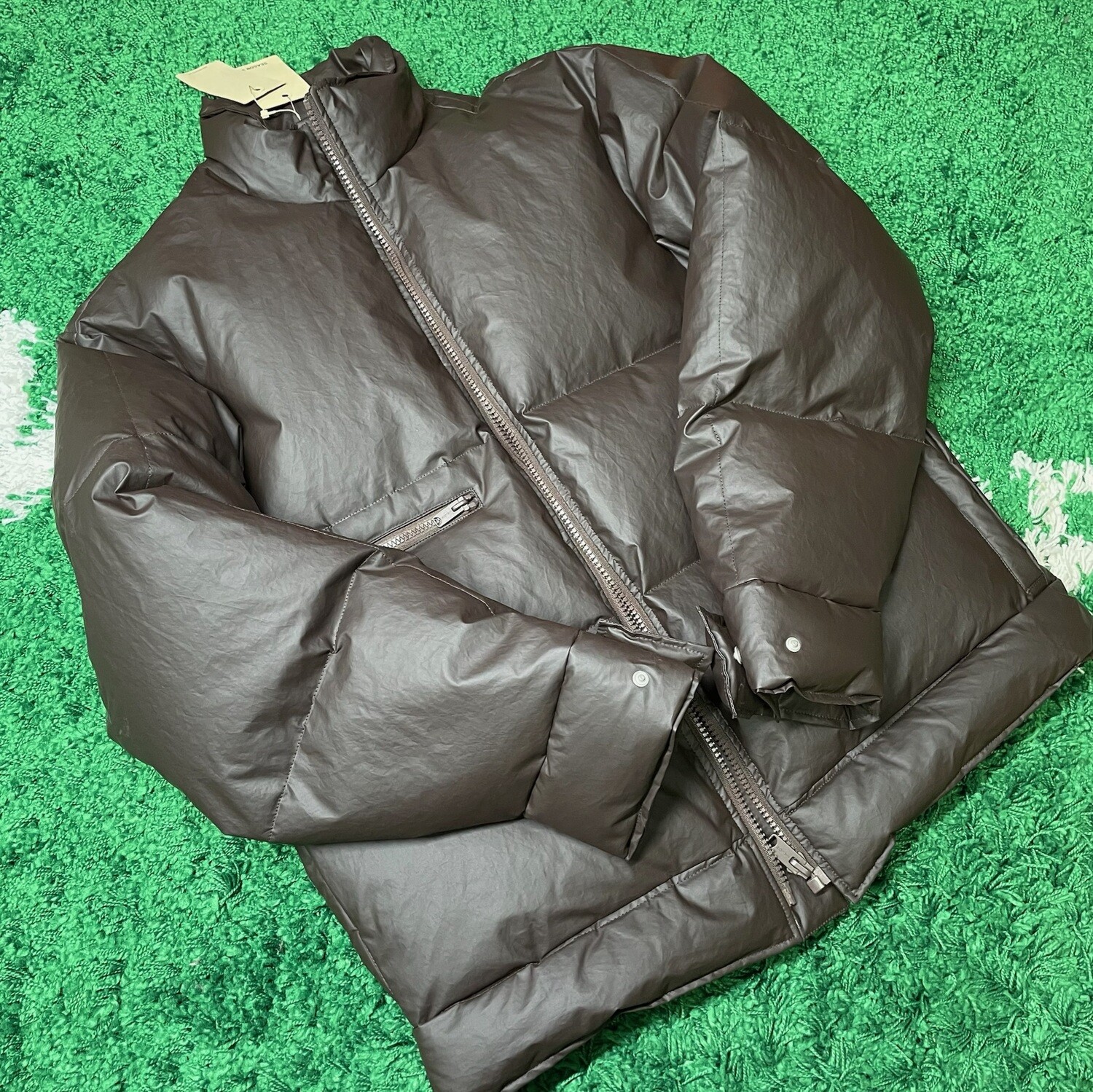 Yeezy Season 3 Waxed Puffer Jacket Size Medium