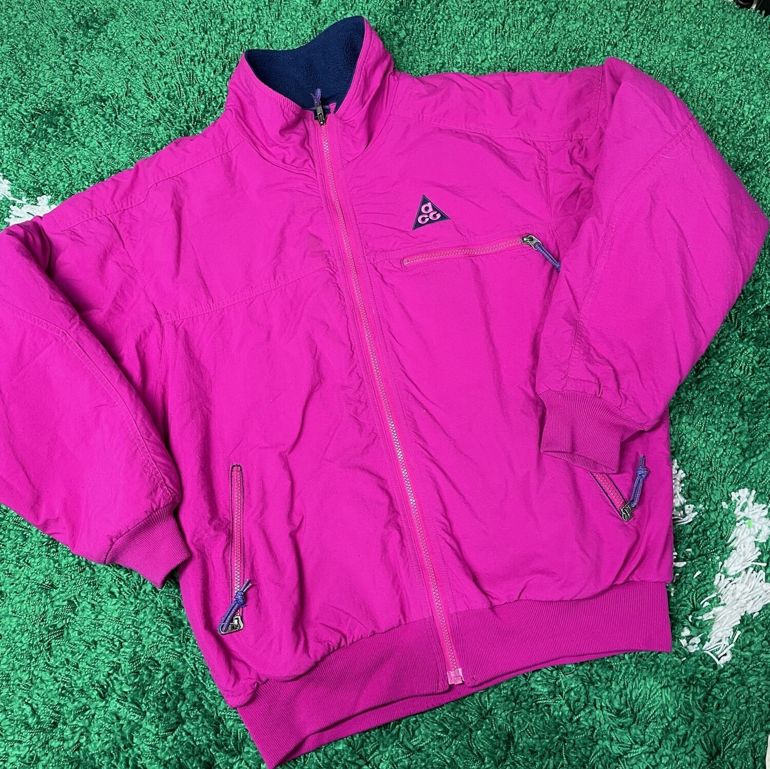 Nike ACG Pink Jacket Size Medium