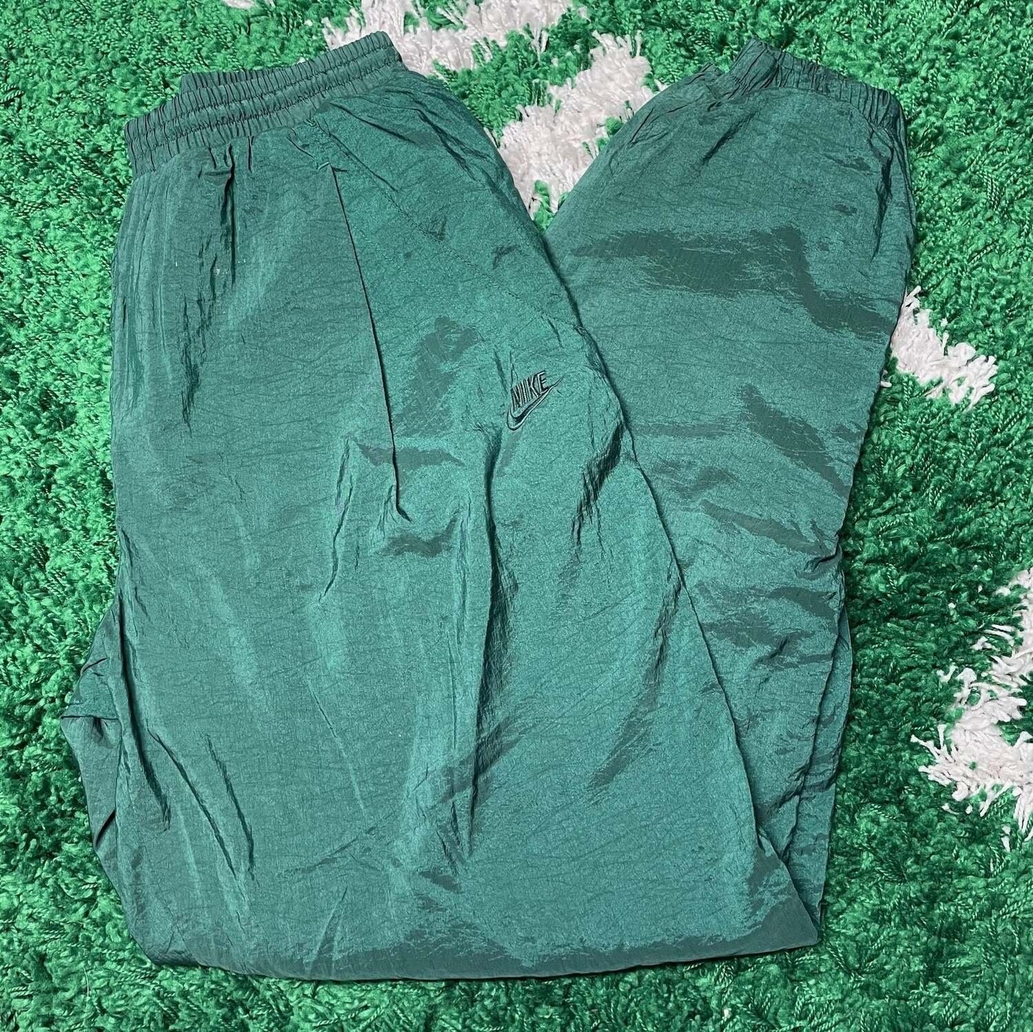 Vintage Nike Green Splash Pants Size Large