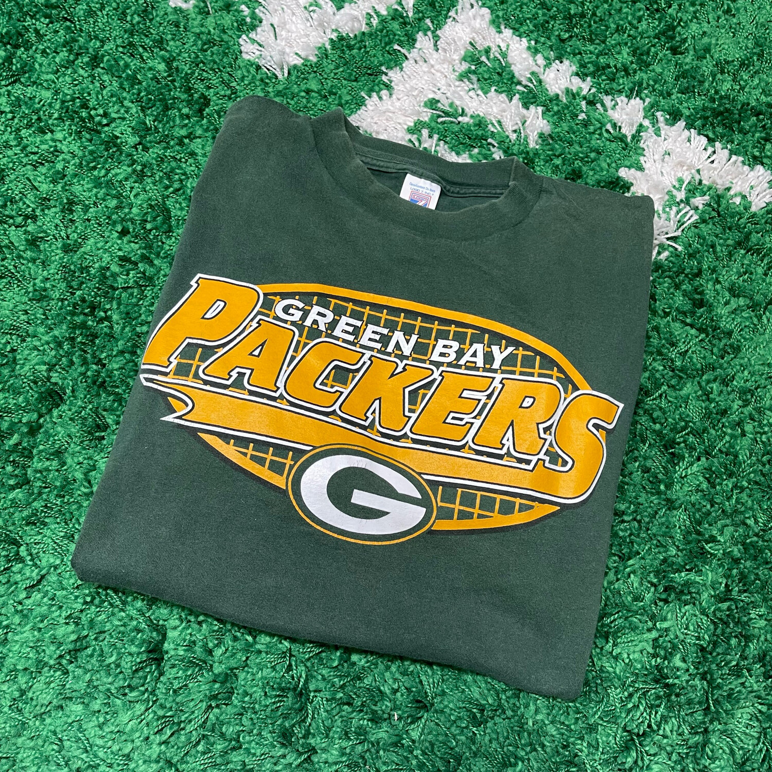 Green Bay Packers Logo 7 Tee Size Large