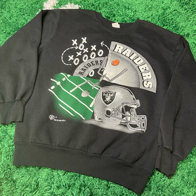 Los Angeles Raiders Crewneck Sweatshirt Size Medium