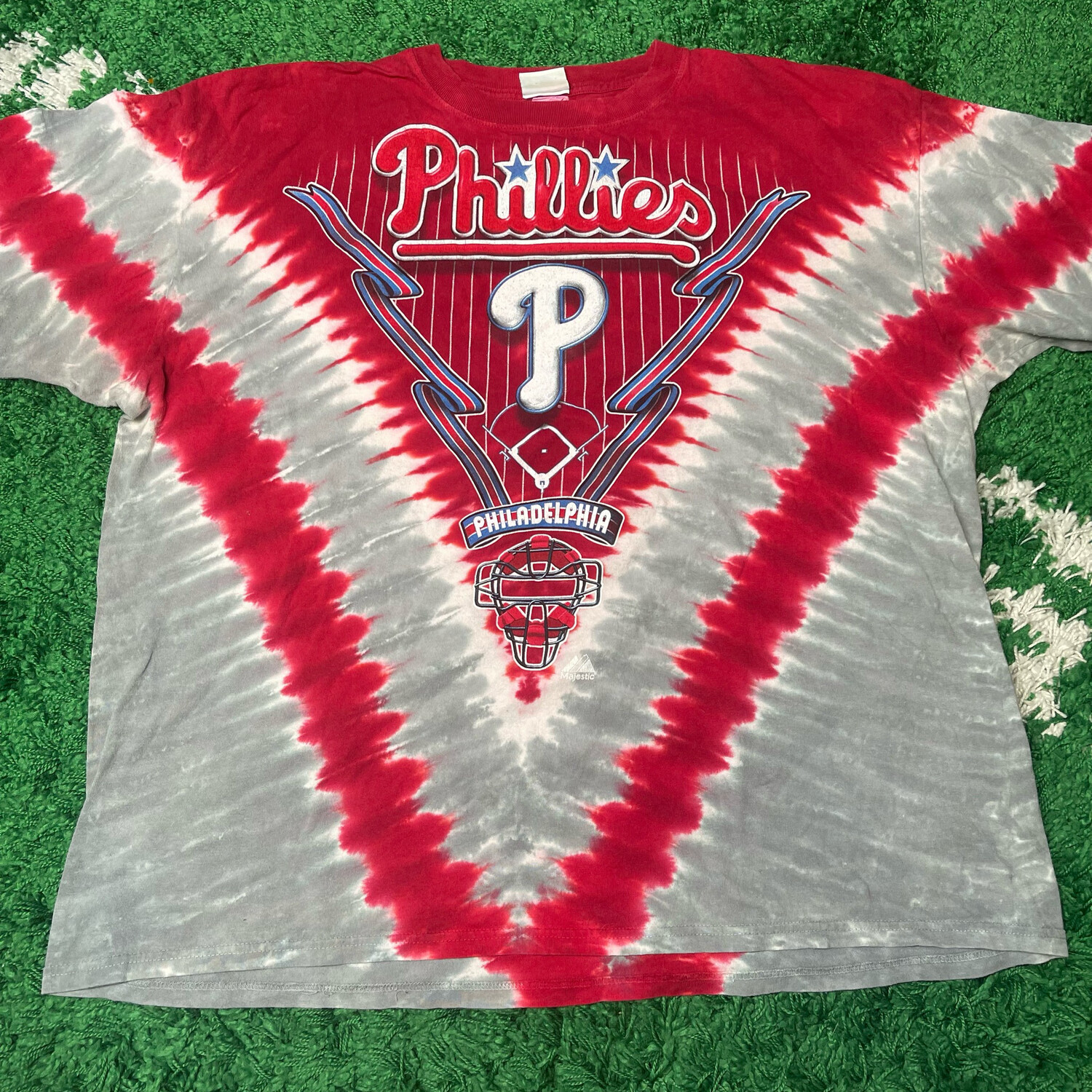Philadelphia Phillies Tie Dye Tee Size XL