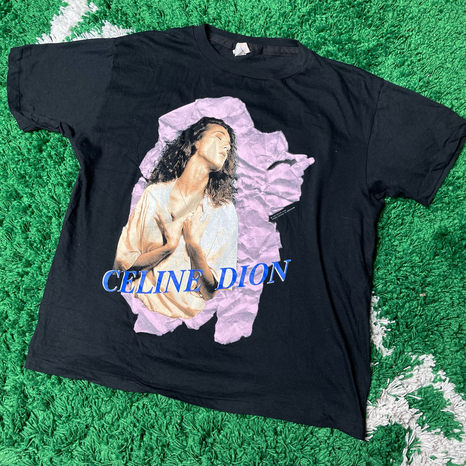 Celine Dion 1990 Tee Size Small