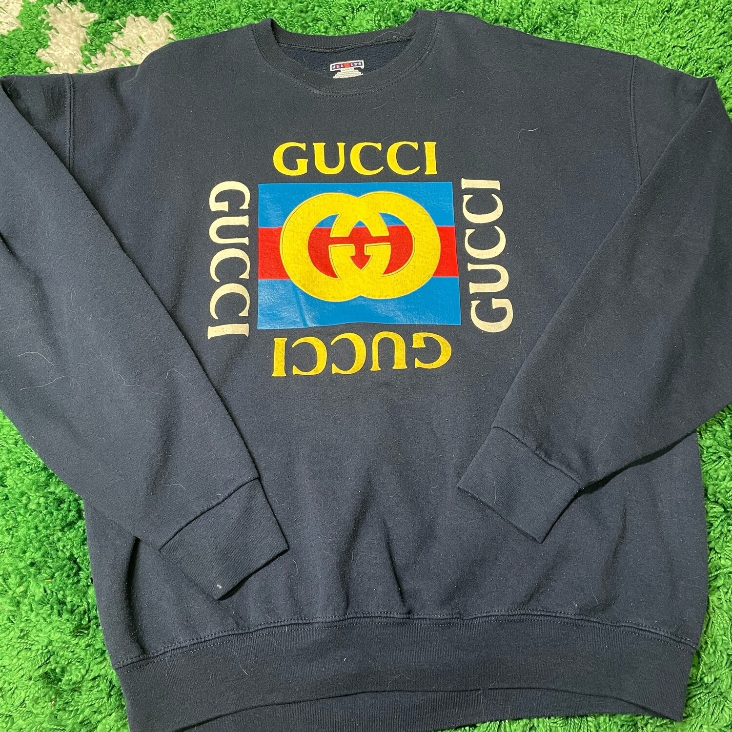 Vintage Gucci Bootleg Sweater Size XL
