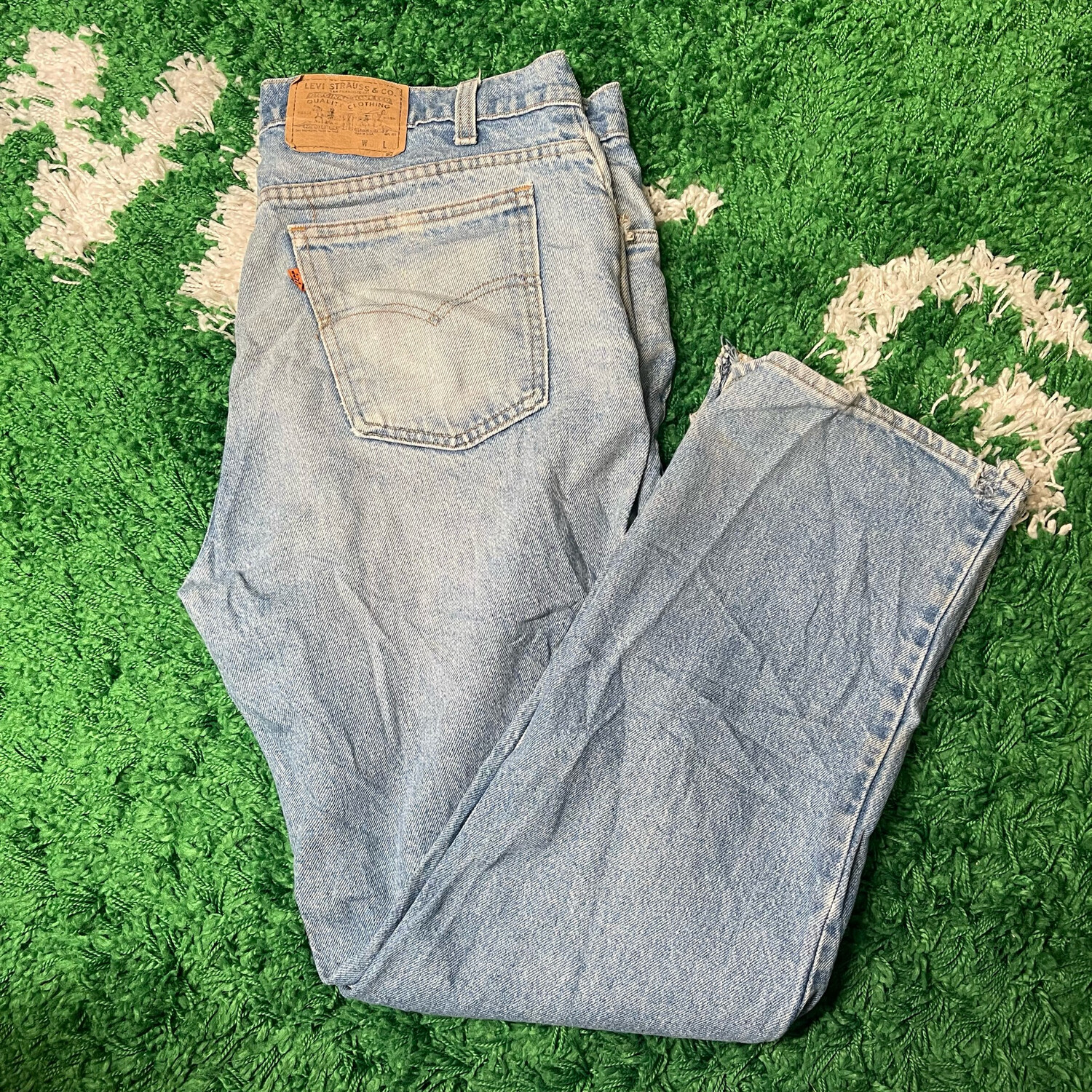 Levi's Jeans Blue Wash Orange Tab 36x36 