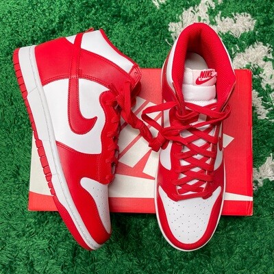 Nike Dunk High Championship White Red Size 11.5M/13W
