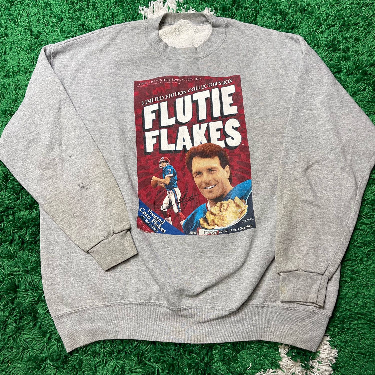 Buffalo Bills Flutie Flakes Sweater Size XL