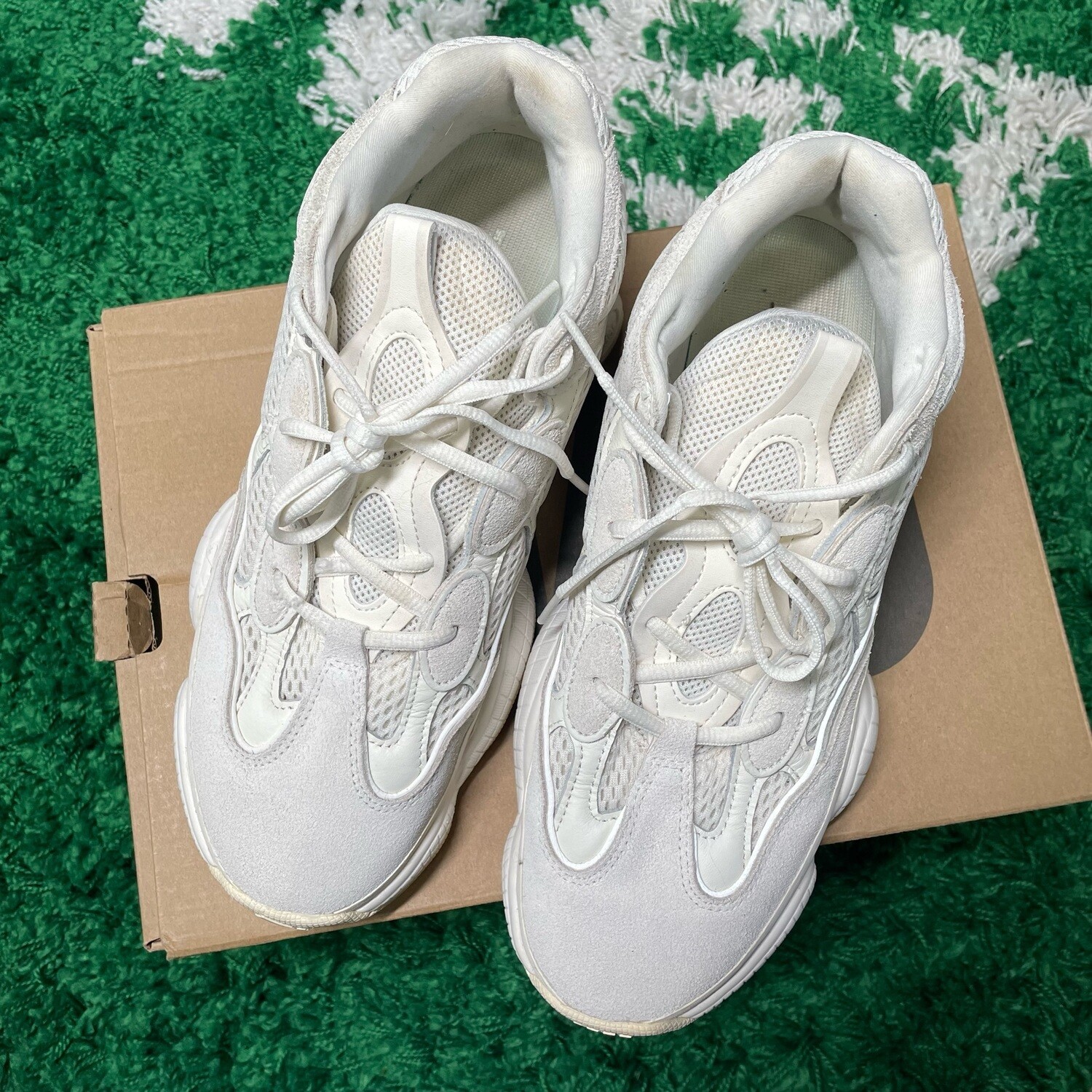 adidas Yeezy 500 Bone White Size 10.5M/12W
