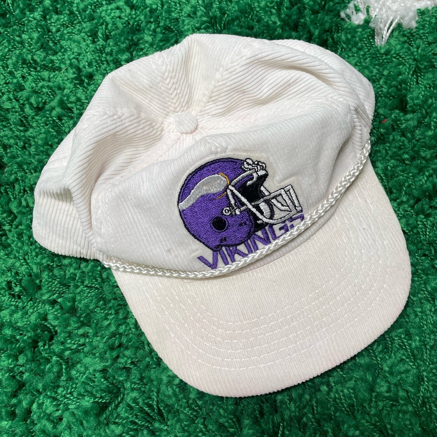 Minnesota Vikings Corduroy Hat White
