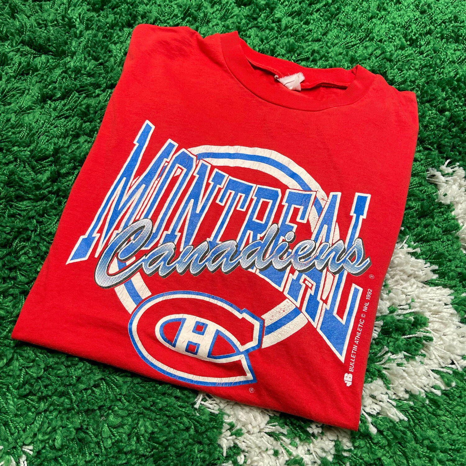 Montreal Canadiens 1992 Red Tee Size XL