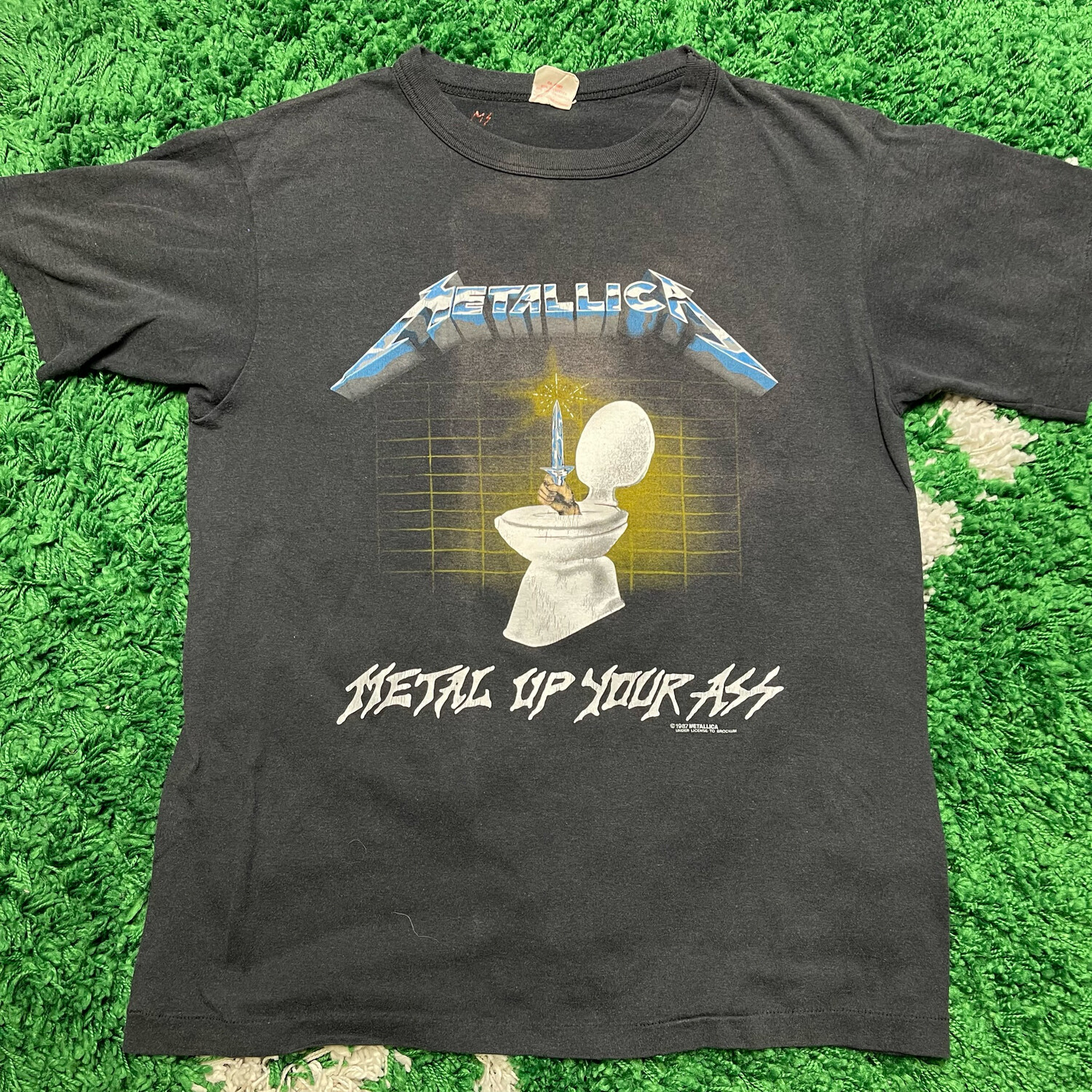 Metallica Metal Up Your Ass 1987 Size Medium