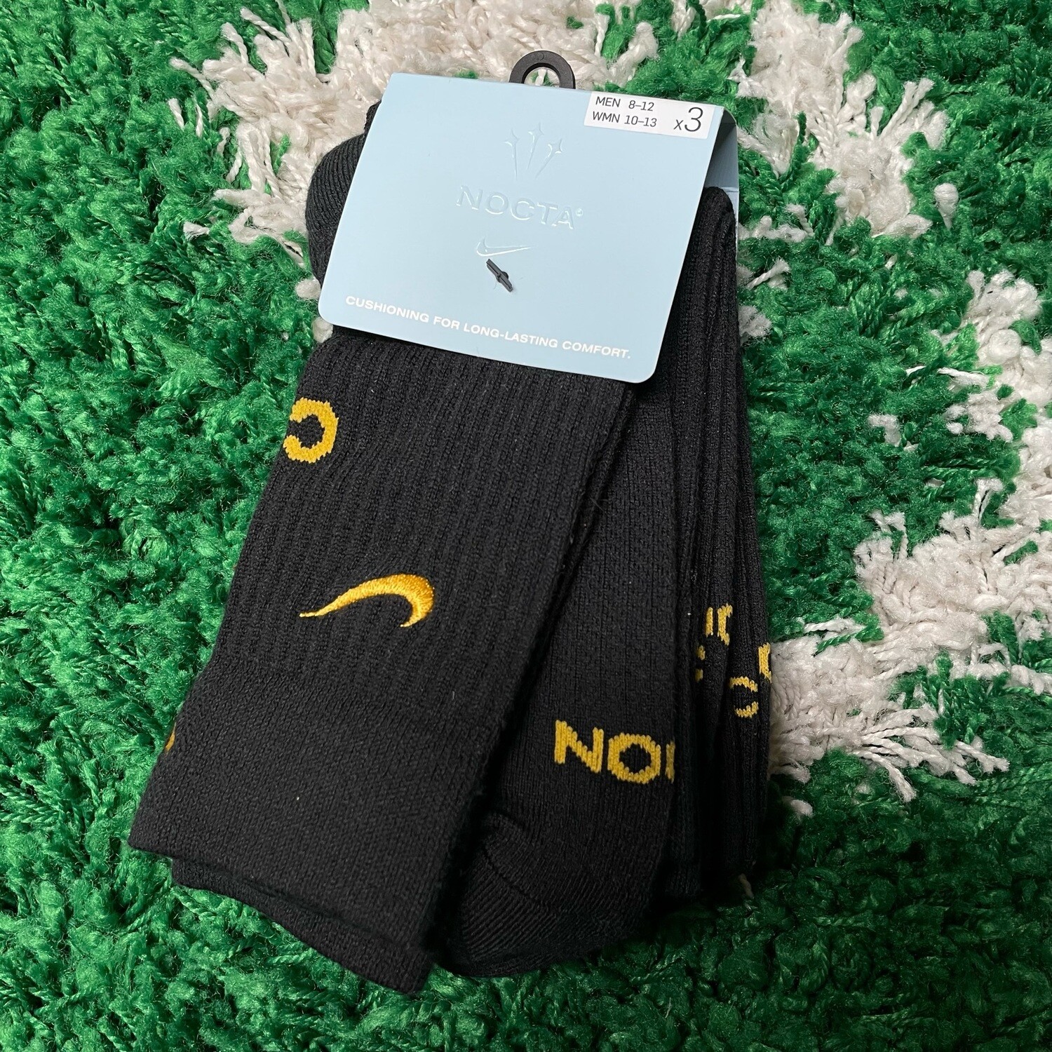 Nike x Drake NOCTA Socks Black Size Large