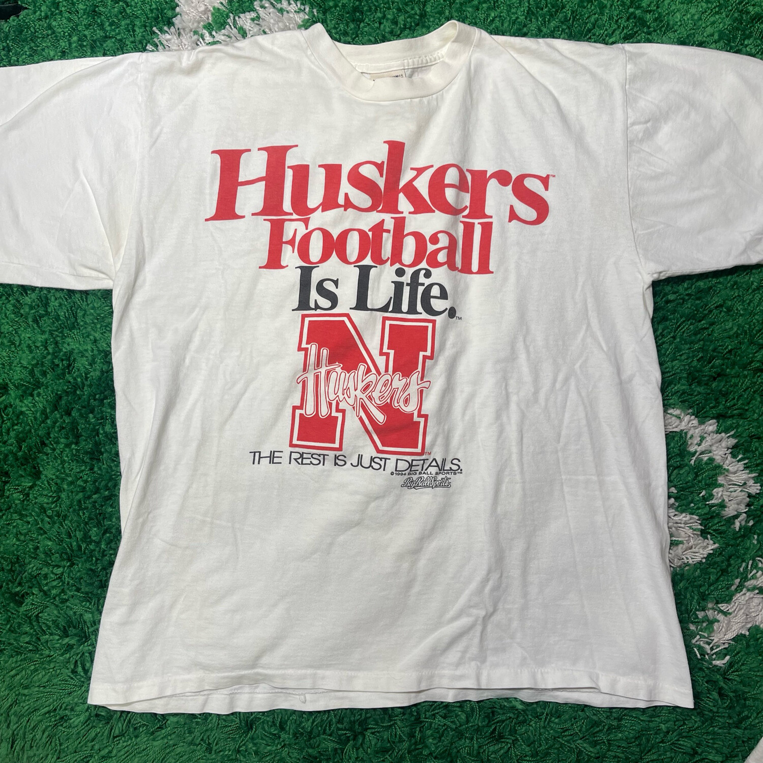 Huskers Football Is Life Tee Size XL