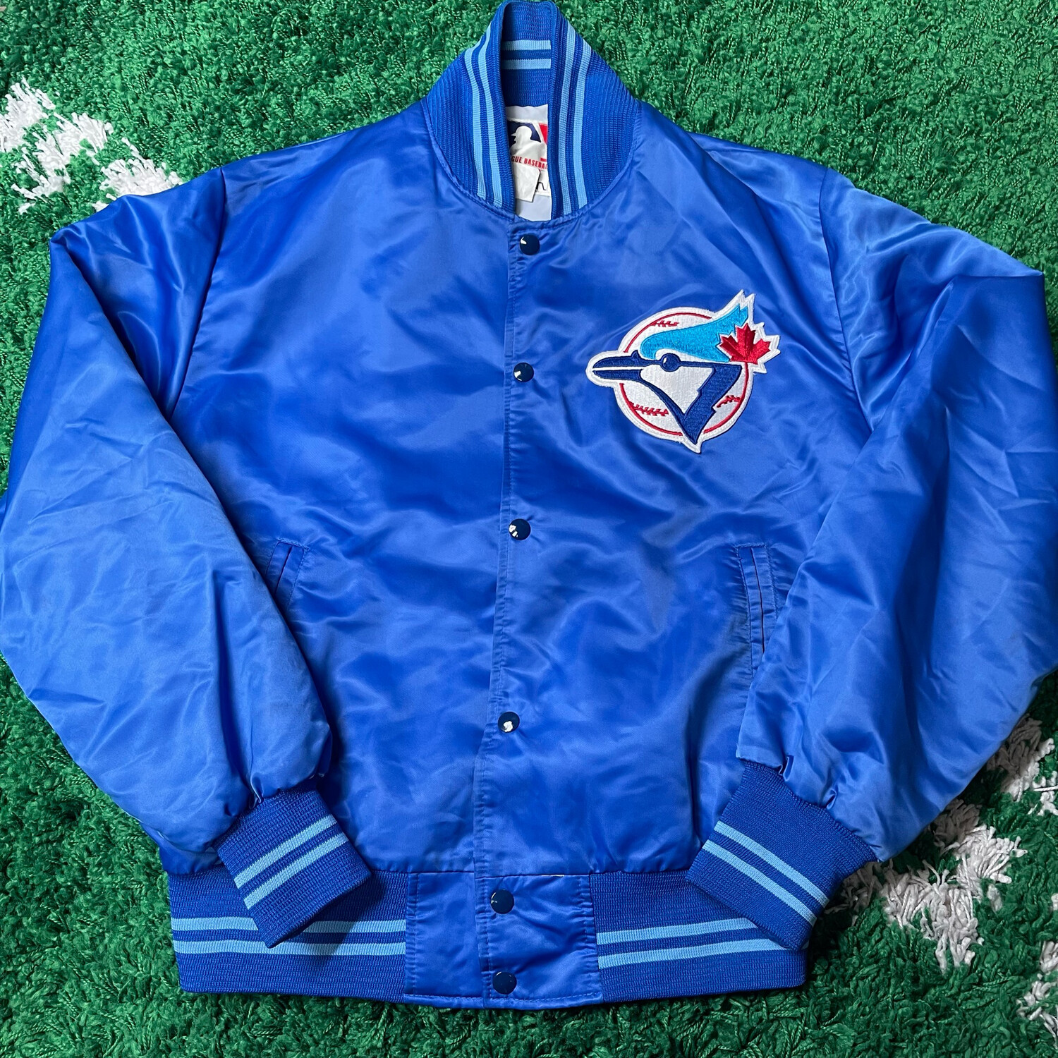 Toronto Blue Jays Satin Jacket Size XL