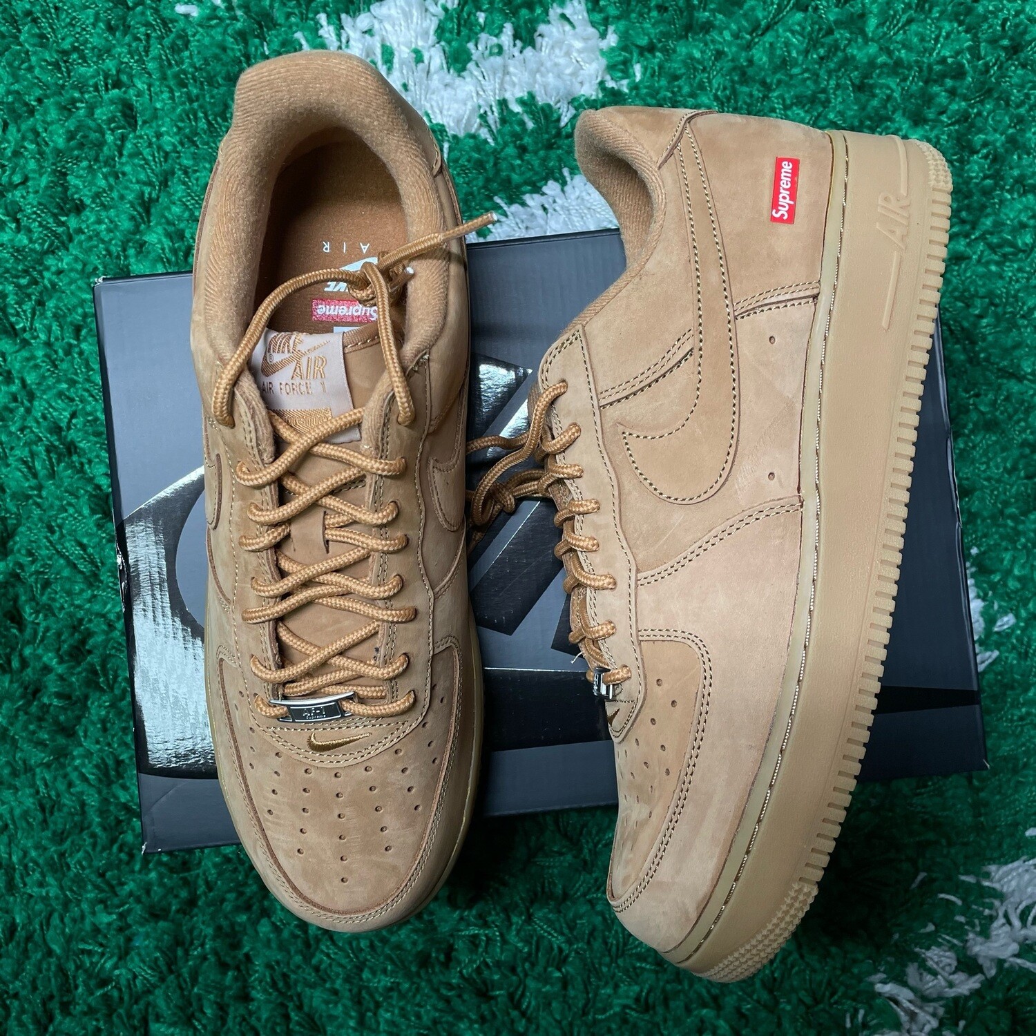 Nike Air Force 1 Low SP Supreme Wheat Size 10.5M/12W