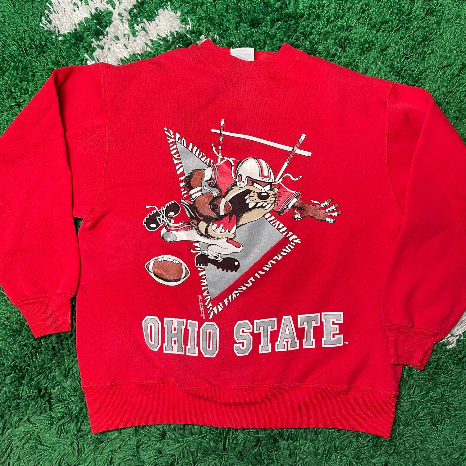 Ohio State Taz Crewneck Sweatshirt Size Medium