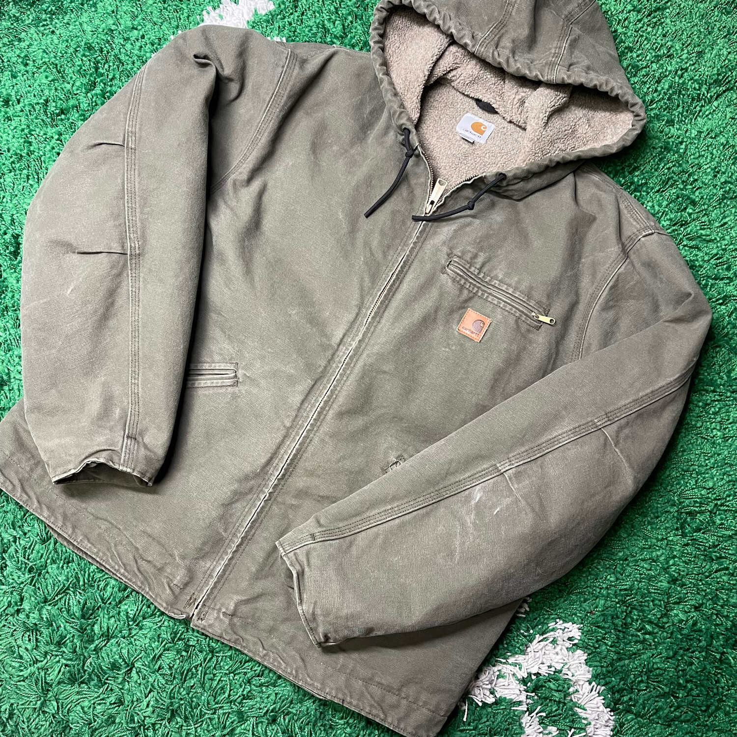 Carhartt Insulated Hooded Jacket Size XL