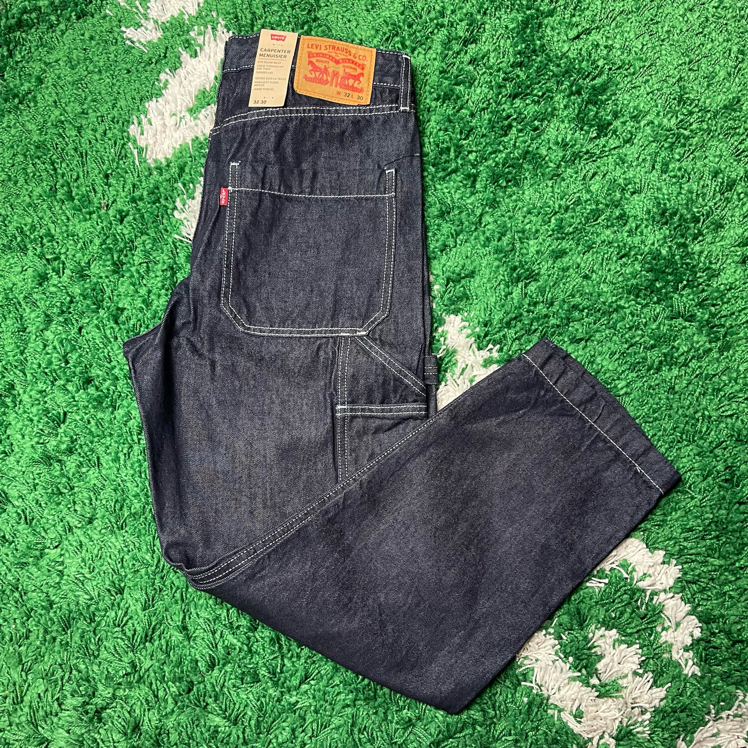 Levi's Dark Blue Carpenter Pants Size 34x30