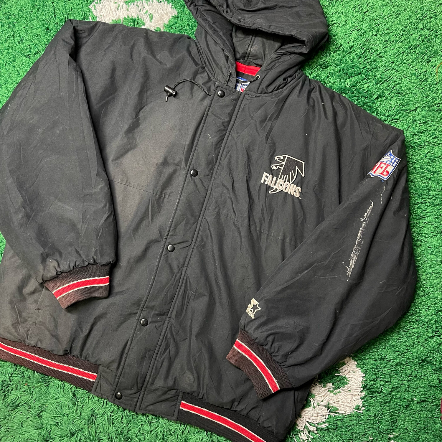Atlanta Falcons Starter Jacket Size XXL
