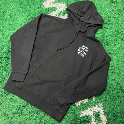 Anti Social Social Club Kkoch Hoodie Black Size Medium
