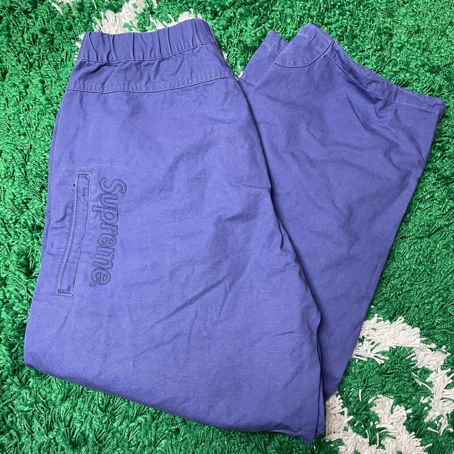 Supreme Cotton Cinch Pant (FW22) Blue Size Medium