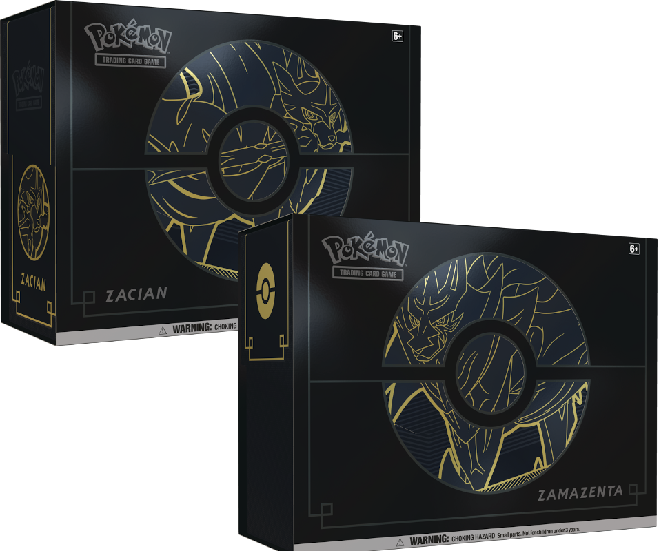 Pokémon TCG Sword & Shield Elite Trainer Box Plus Zacian or Zamazenta Bundle