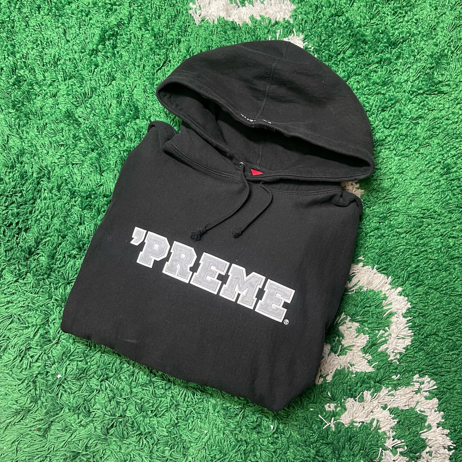 Supreme Preme Hooded Sweatshirt Black Size XL