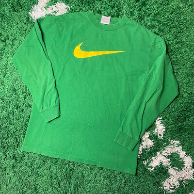 Nike Green Yellow Longsleeve Tee Size Medium
