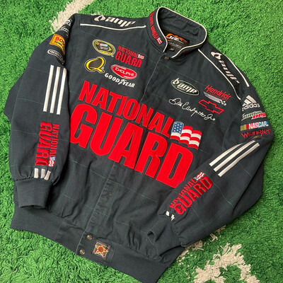 National Guard Nascar Jacket Size Medium