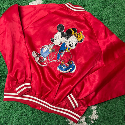 Mickey & Minnie Satin Jacket Size XL