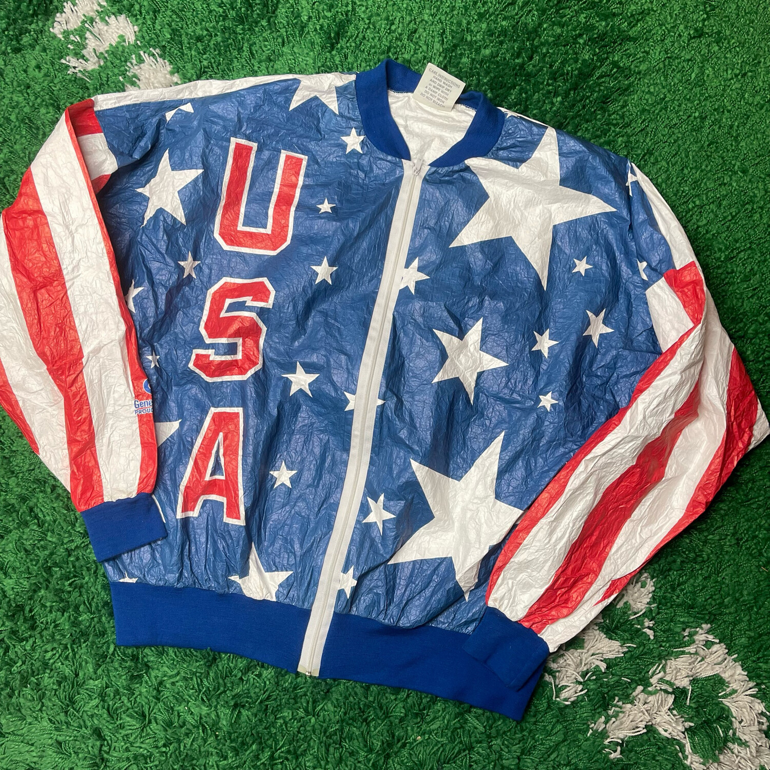 USA Olympics Windbreaker Jacket Size XL