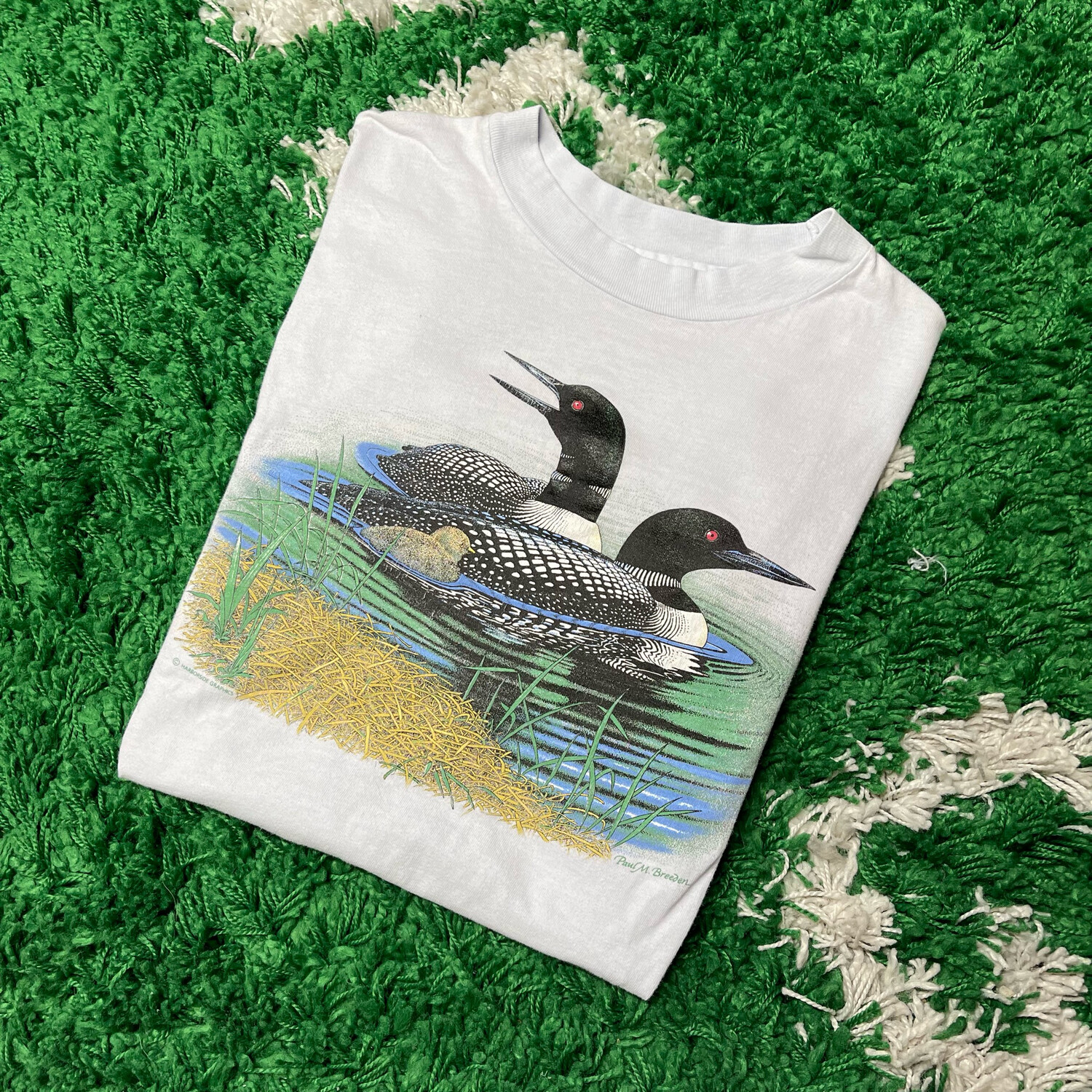 Canadian Loon Tee Size Small