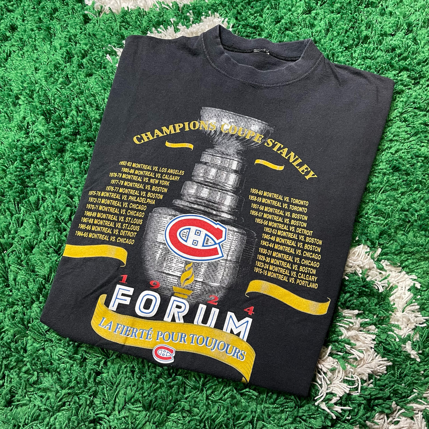 Montreal Canadiens 1924 Forum Cup Tee Size XL