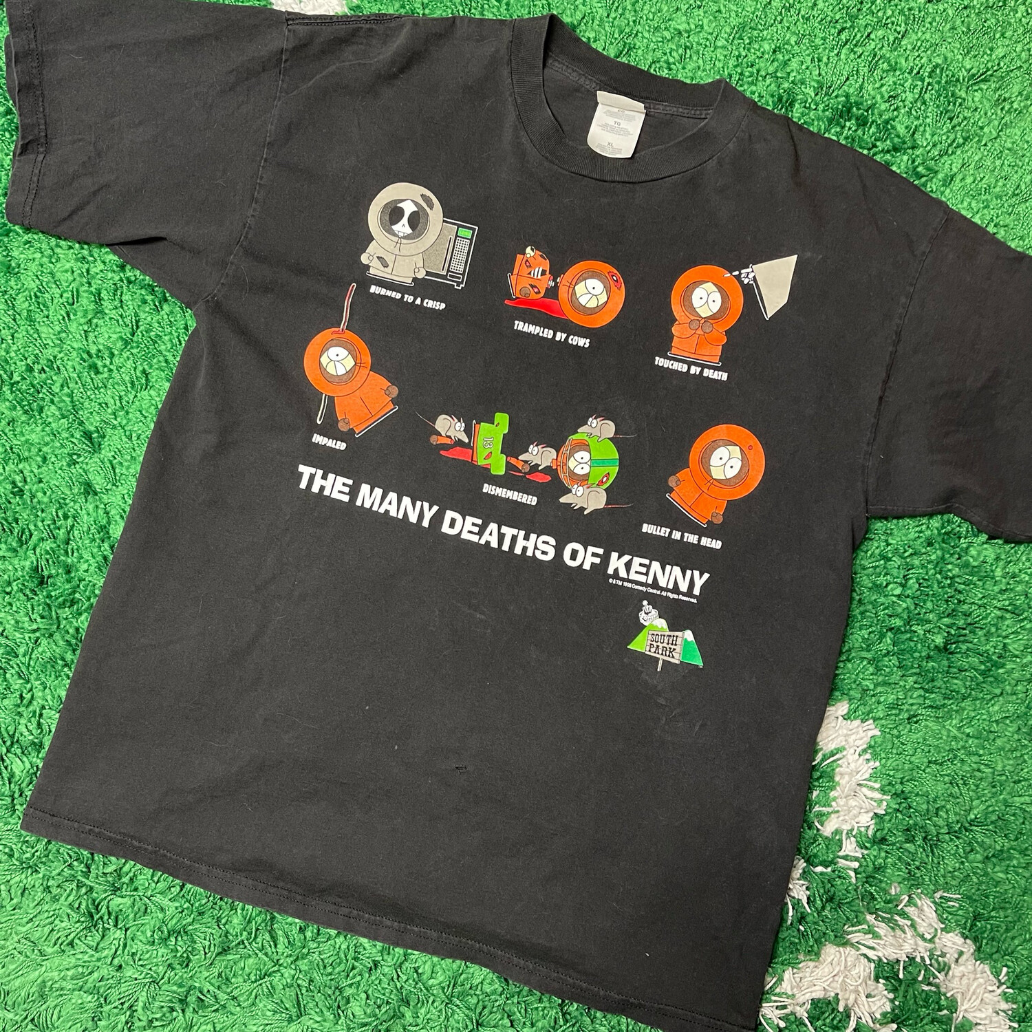The Many Deaths Of Kenny South Park Tee Size XL