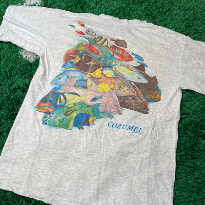 Cozumel Fish Tee Size XL