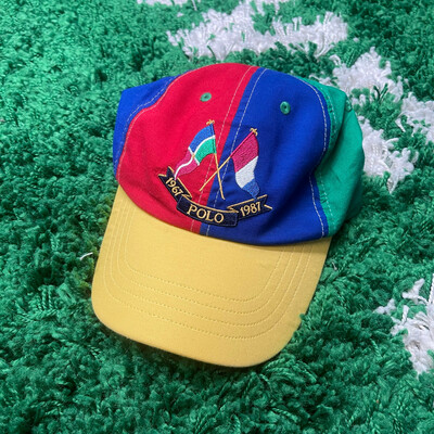 Polo Cross Flags Strapback Hat 