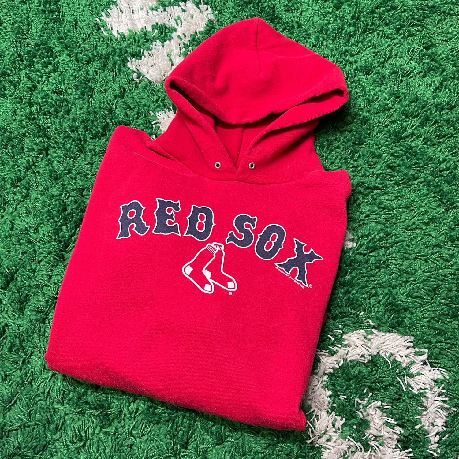 Boston Red Sox 2005 Hooded Sweatshirt Size Large 