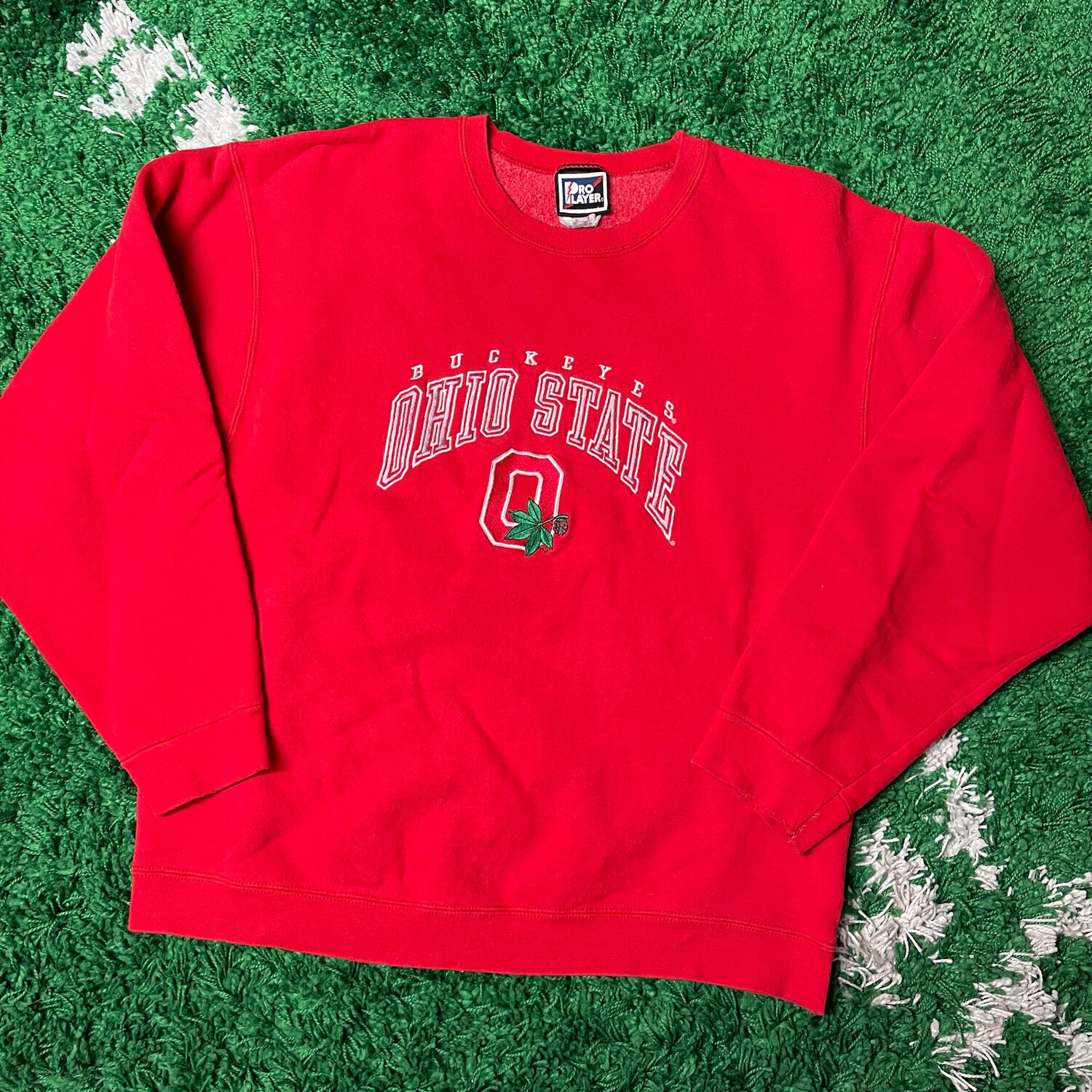 Ohio State Buckeyes Red Crewneck Sweatshirt Size Medium