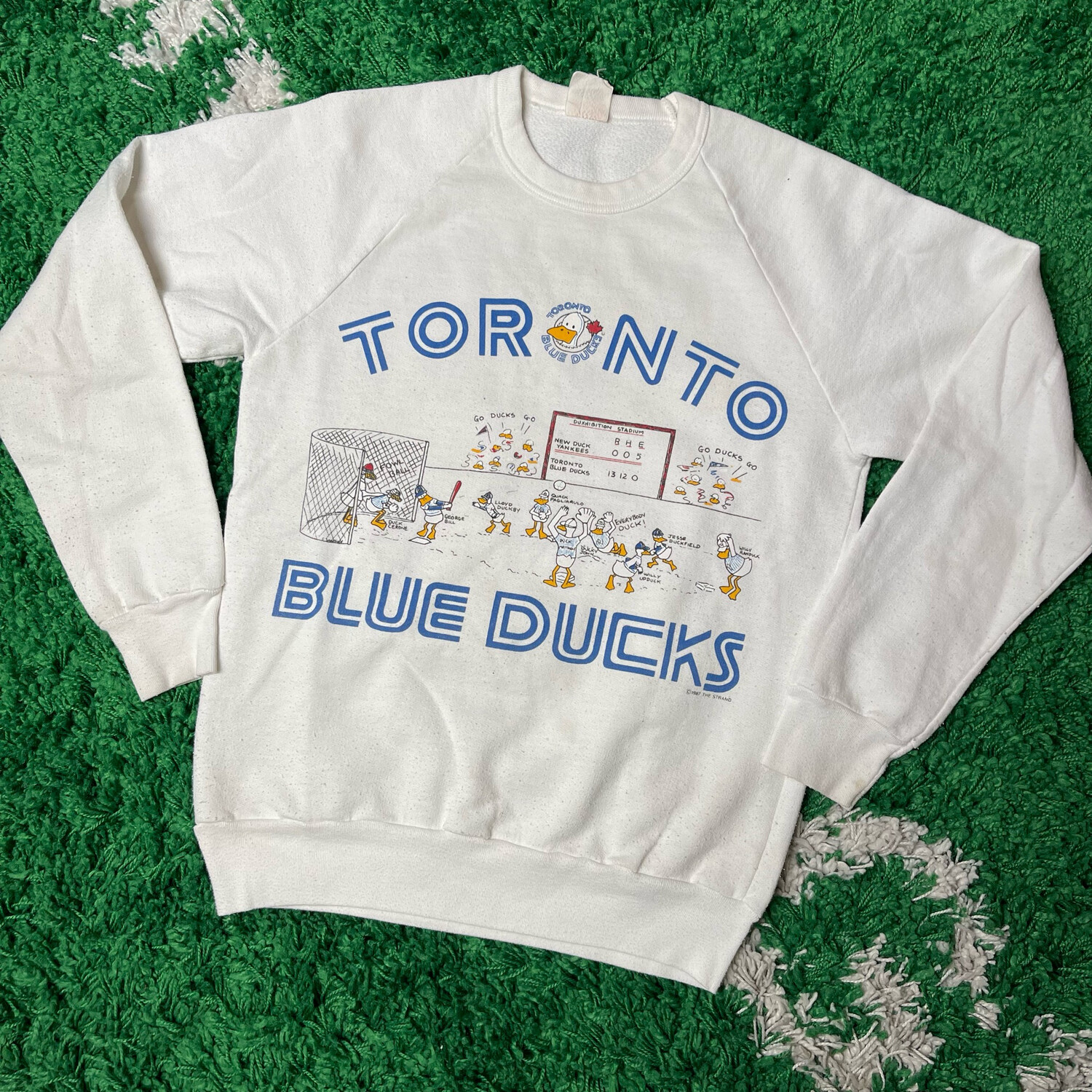 Toronto Blue Ducks Crewneck Sweatshirt Size Small