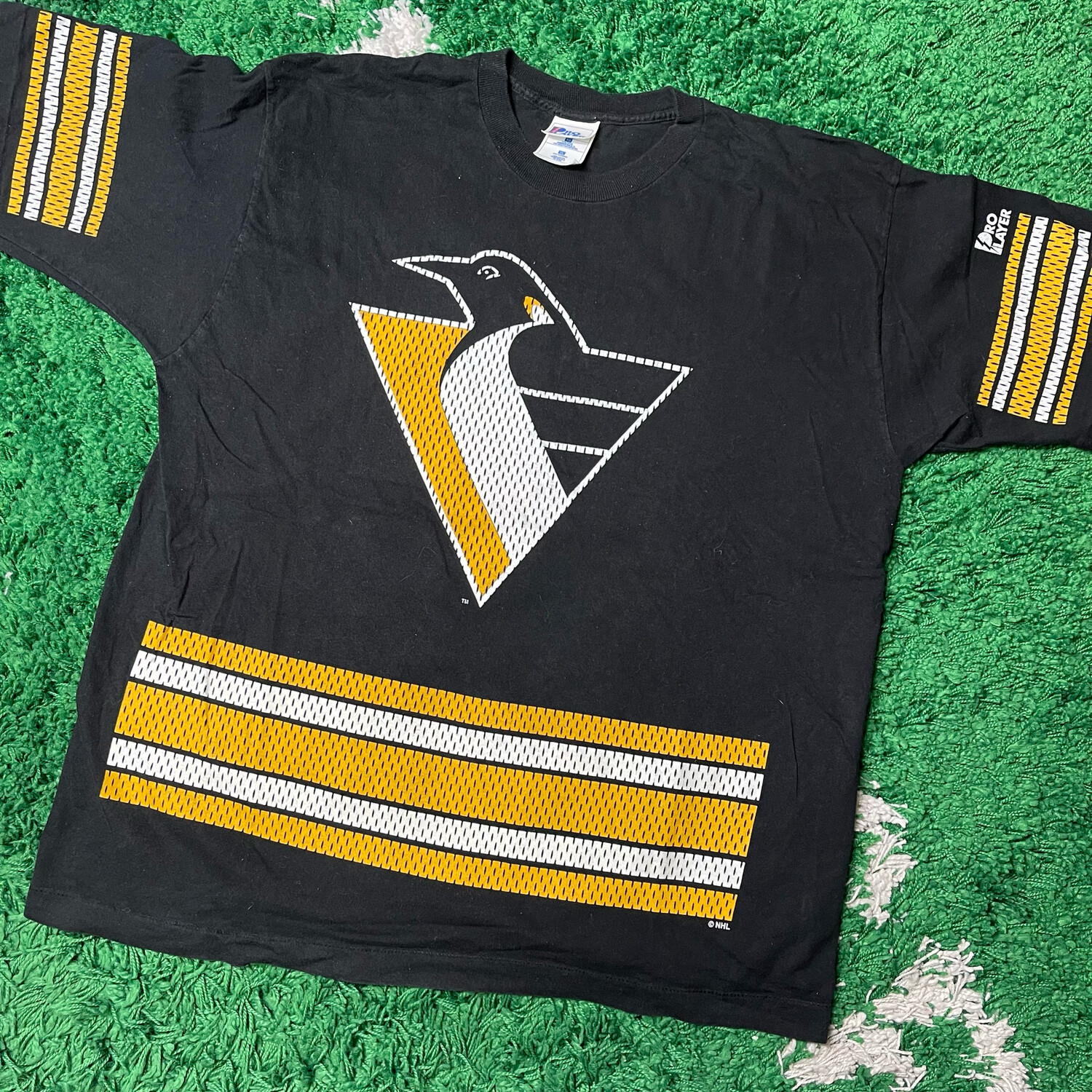 Pittsburgh Penguins Big Logo AOP Tee Size XL